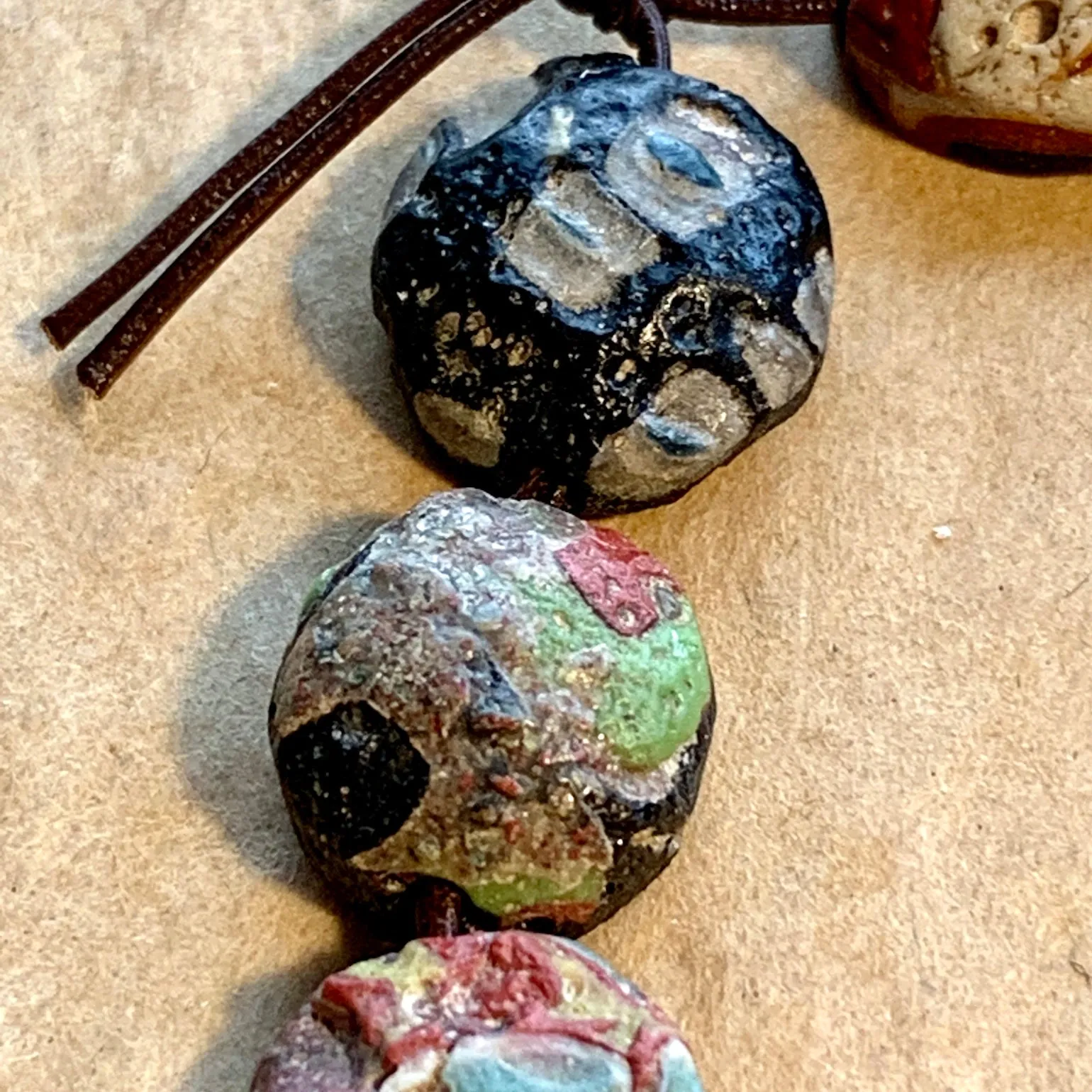 10 Pre-Islamic Glass Beads
