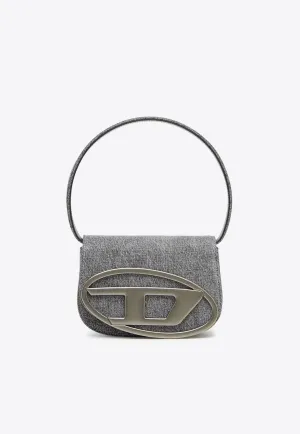 1DR Stonewashed Denim Shoulder Bag