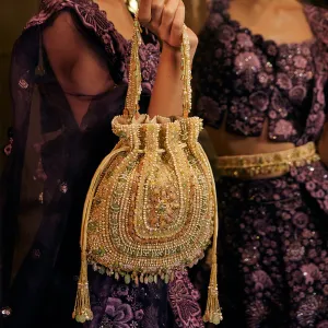 AMARA POTLI SUBLIME PASTEL MULTI WITH HANDLE
