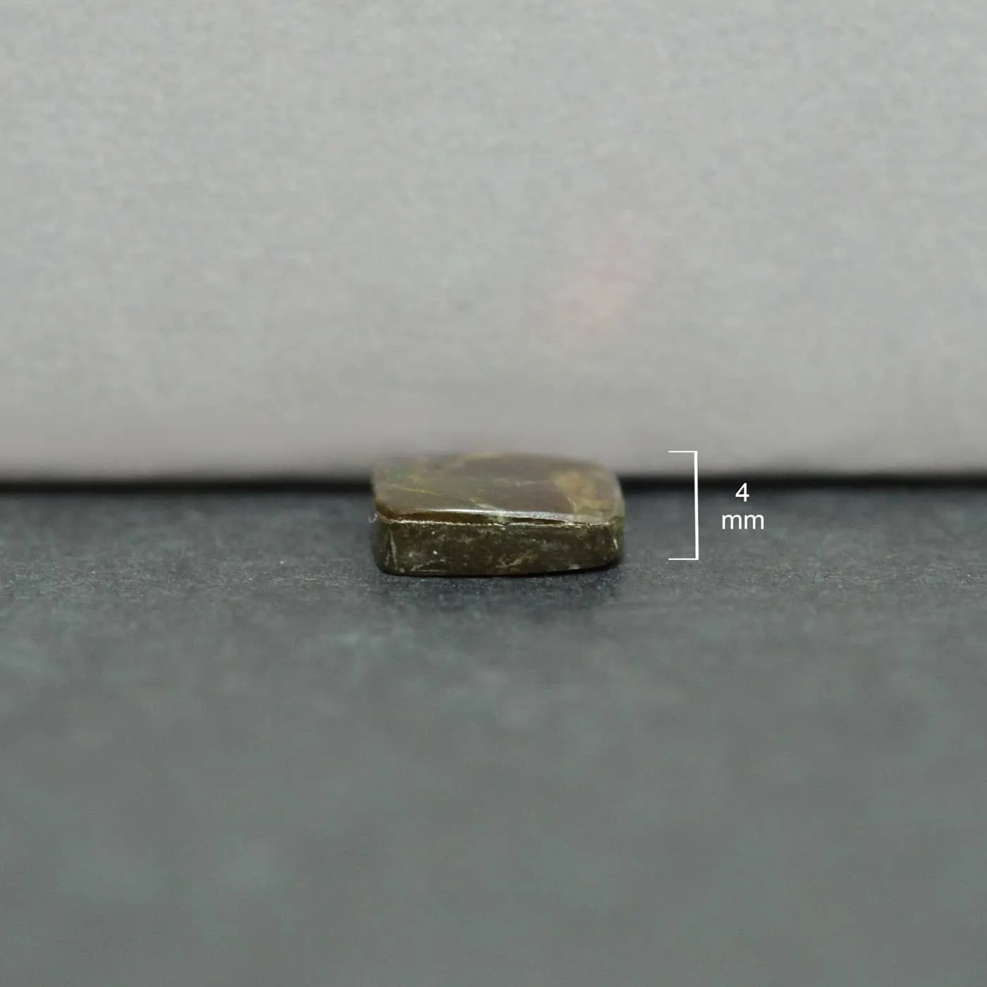 Ammolite Square Cushion Cabochon 11mm - 1 piece