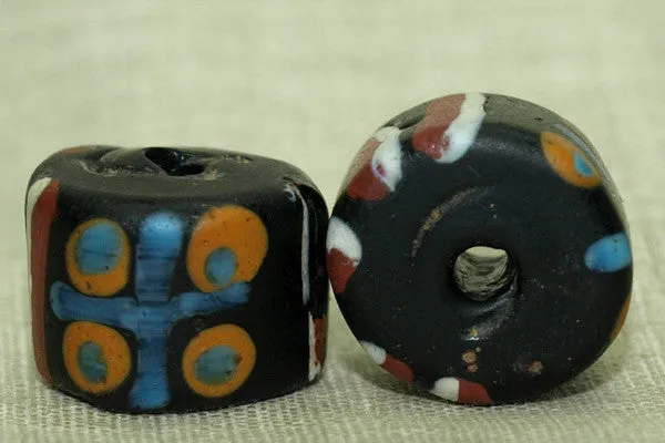 Antique Venetian Tic-Tac-Toe Bead
