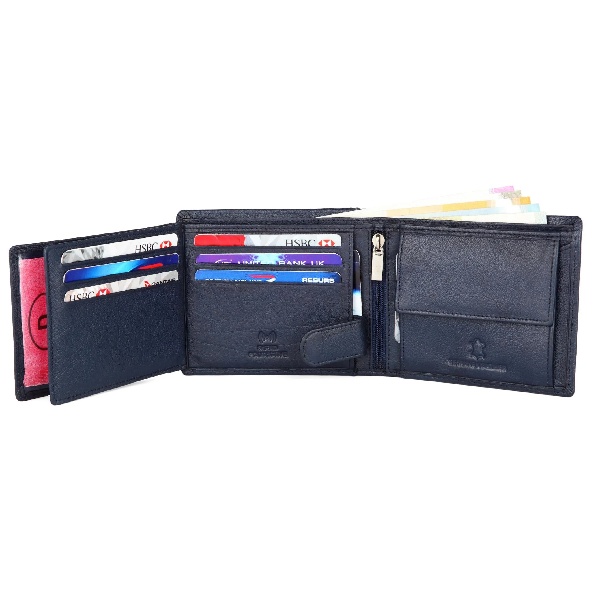 ARTHUR RFID Protected Leather Wallet for Men