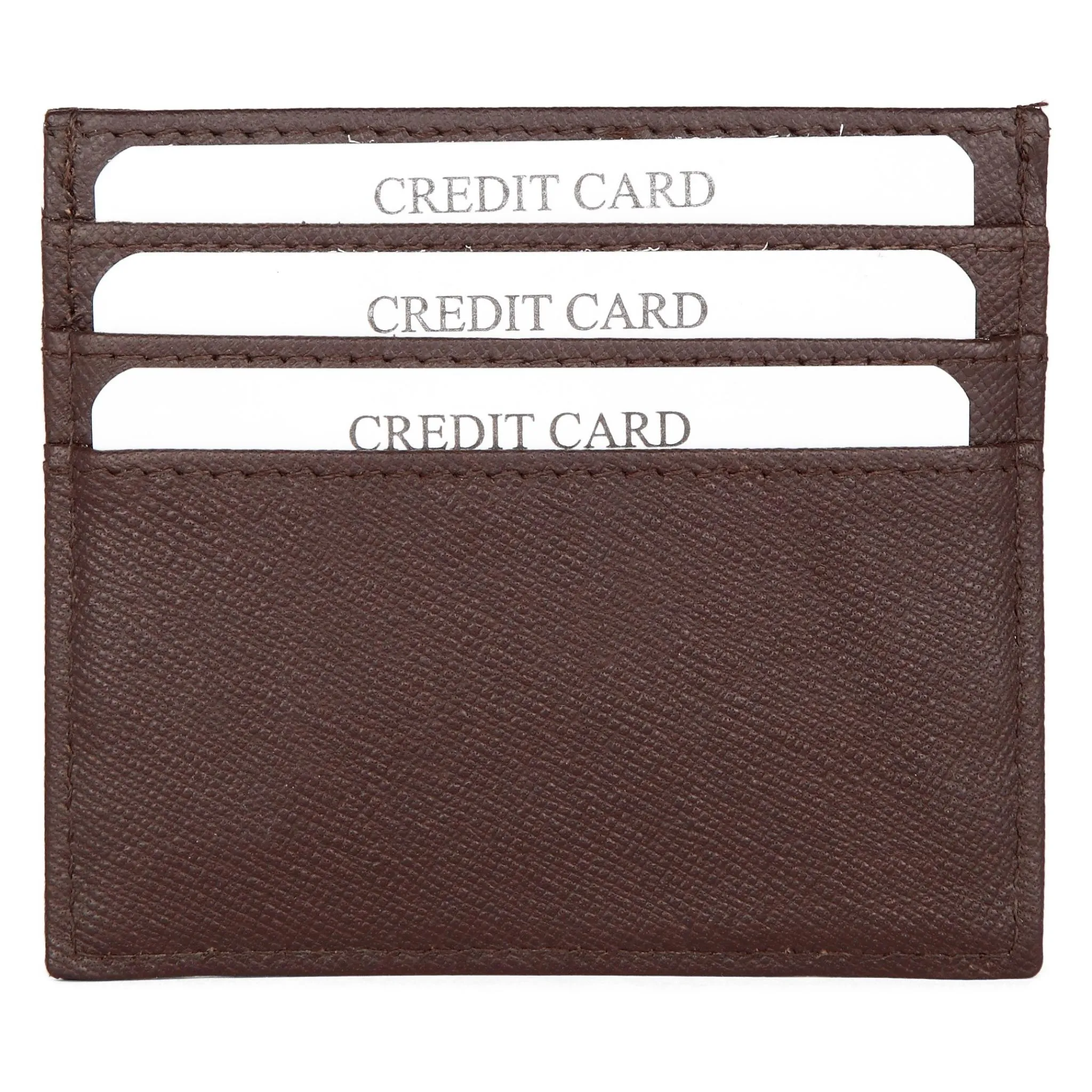 AUSTIN RFID Protected Leather Card Holder for Men