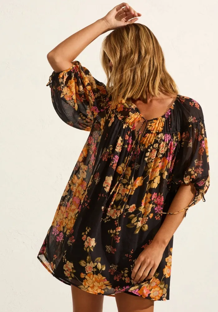 Autumn Mini Dress - Black