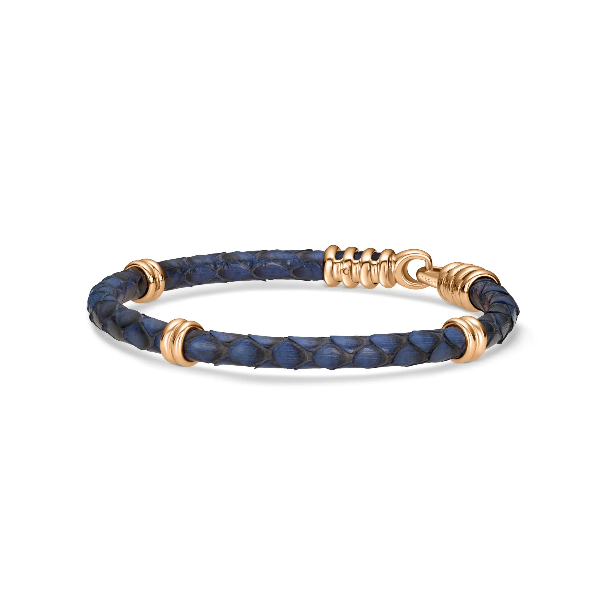 B427P Rose Gold on Navy Python