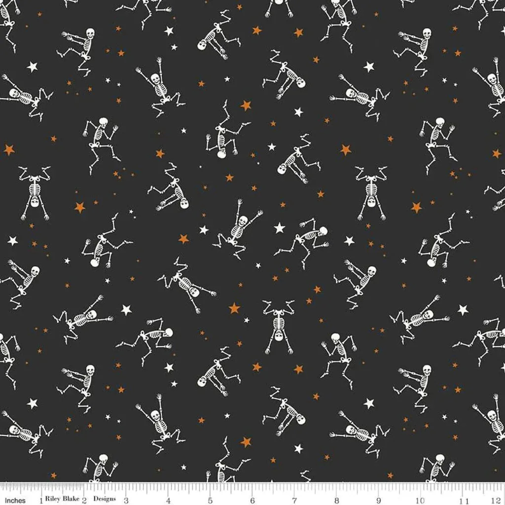 Bad To The Bone Skeletons Black - Glow in the dark
