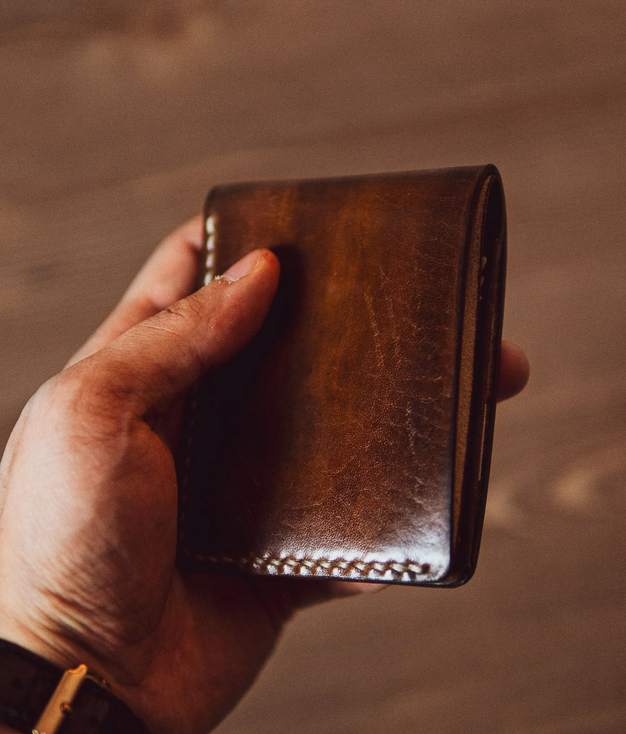 Best Mens Slim Wallet, Leather Handmade