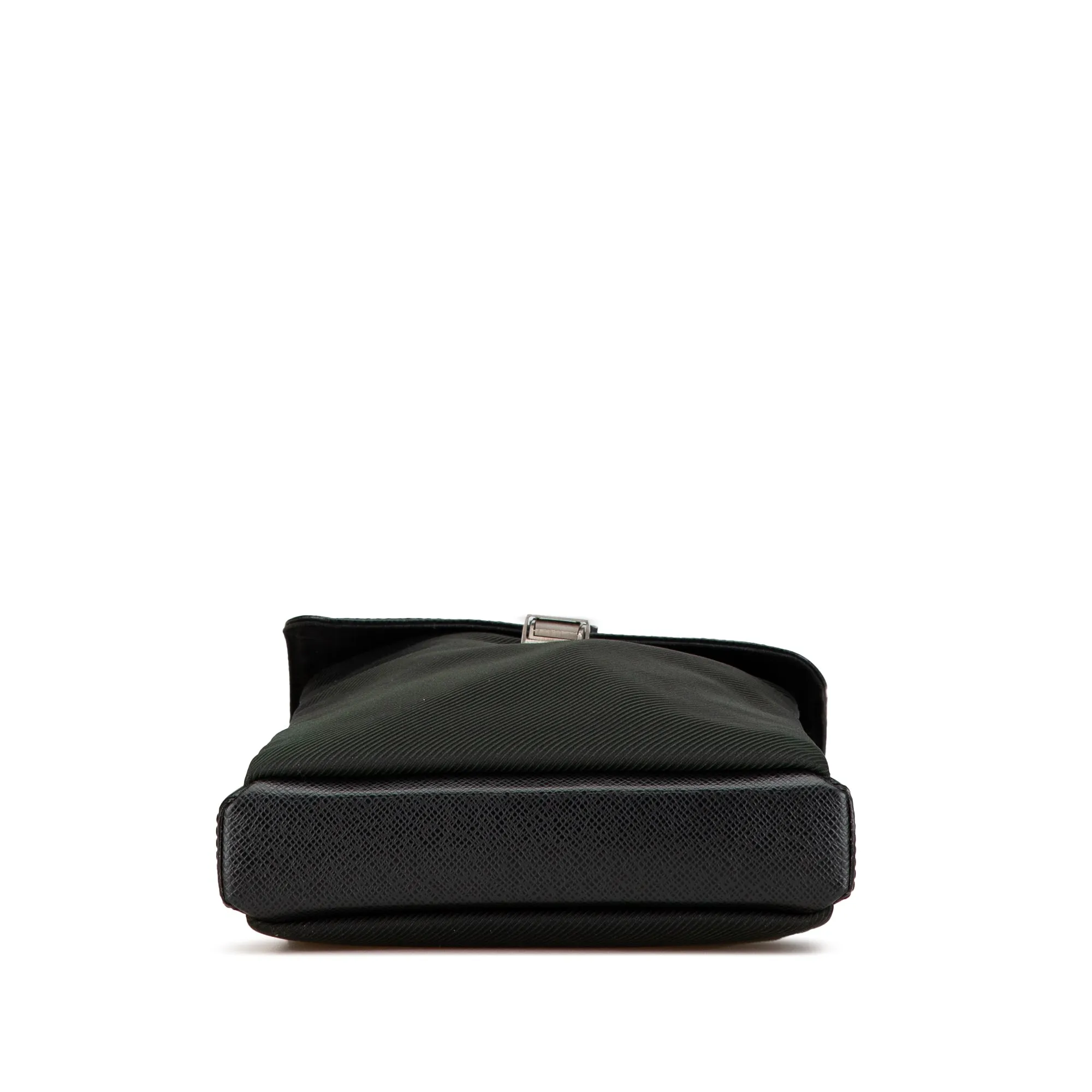 Black Louis Vuitton Taiga Saratov PM Crossbody Bag