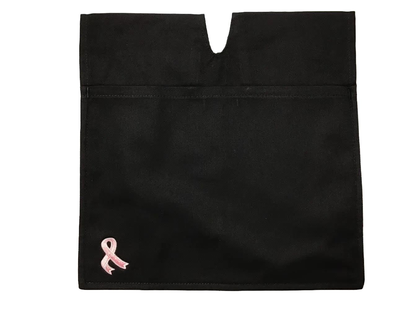 Black Umpire Ball Bag W/ Pink Embroidered Ribbon