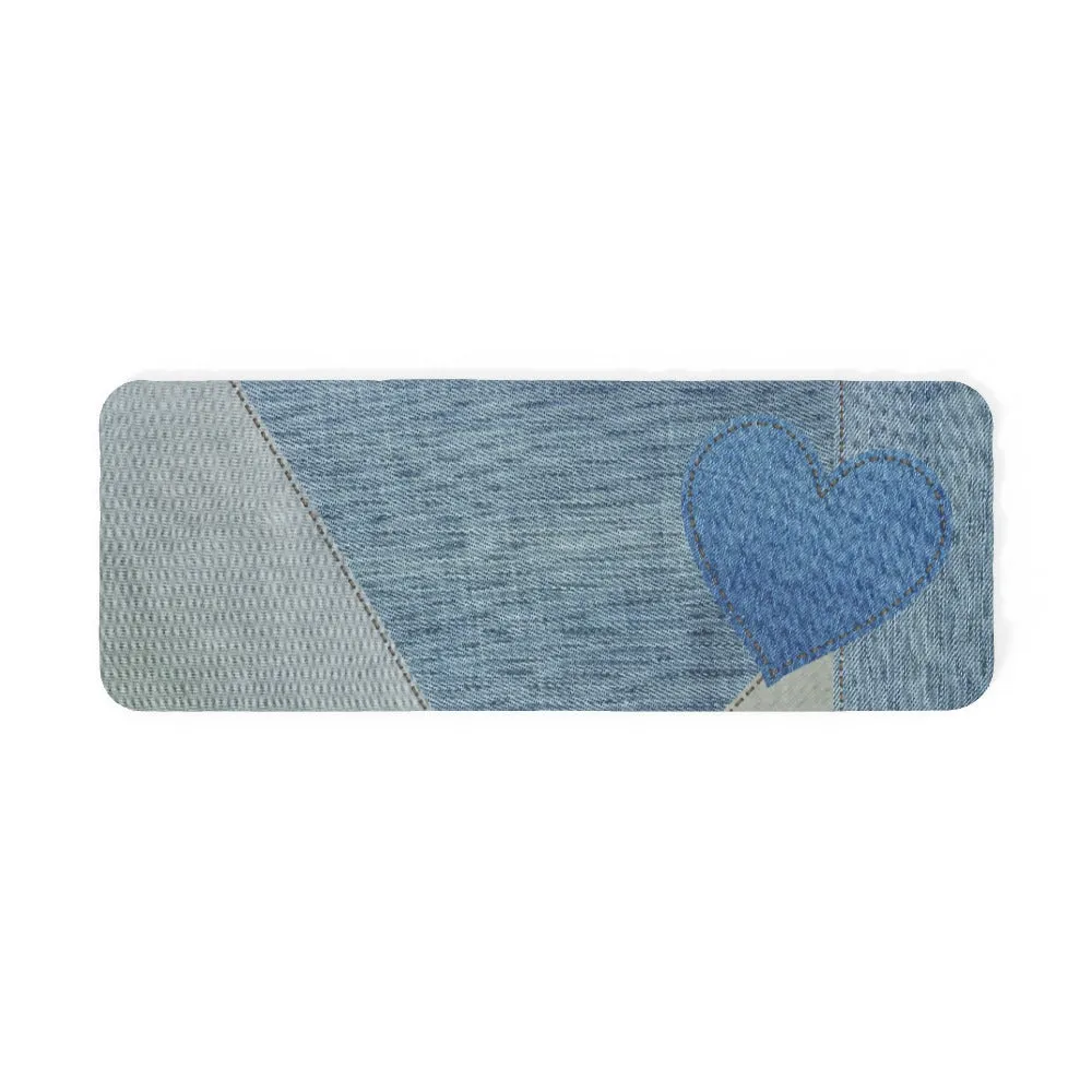 Blanket Scarf - Denim Heart