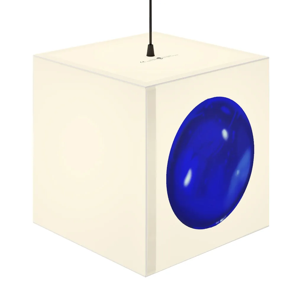 Blue Orb Personalized Lamp