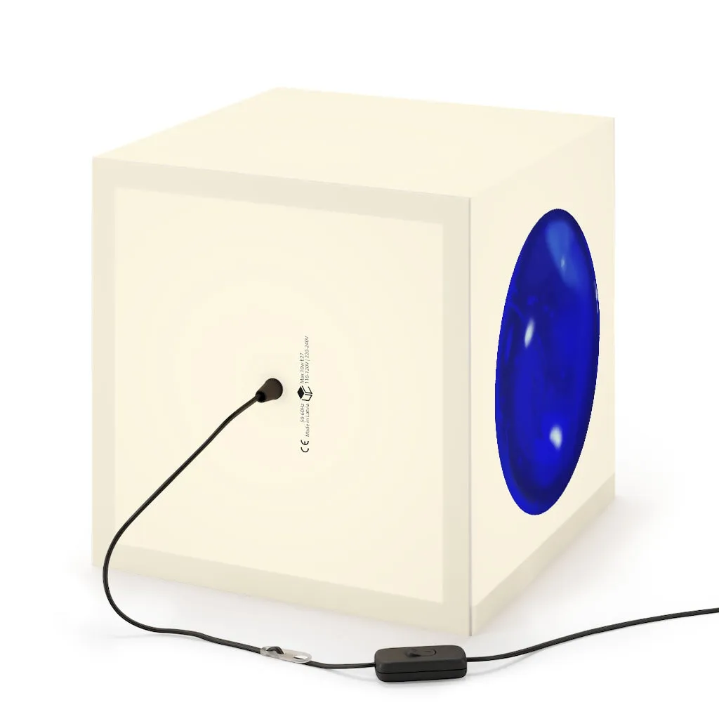 Blue Orb Personalized Lamp
