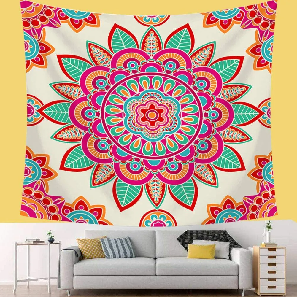 Burst Mandala Tapestry