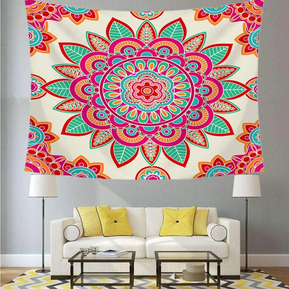 Burst Mandala Tapestry