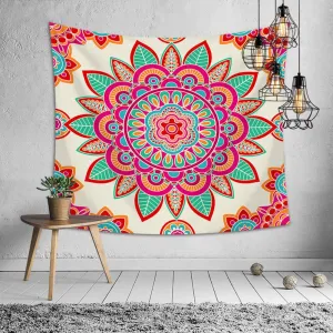 Burst Mandala Tapestry