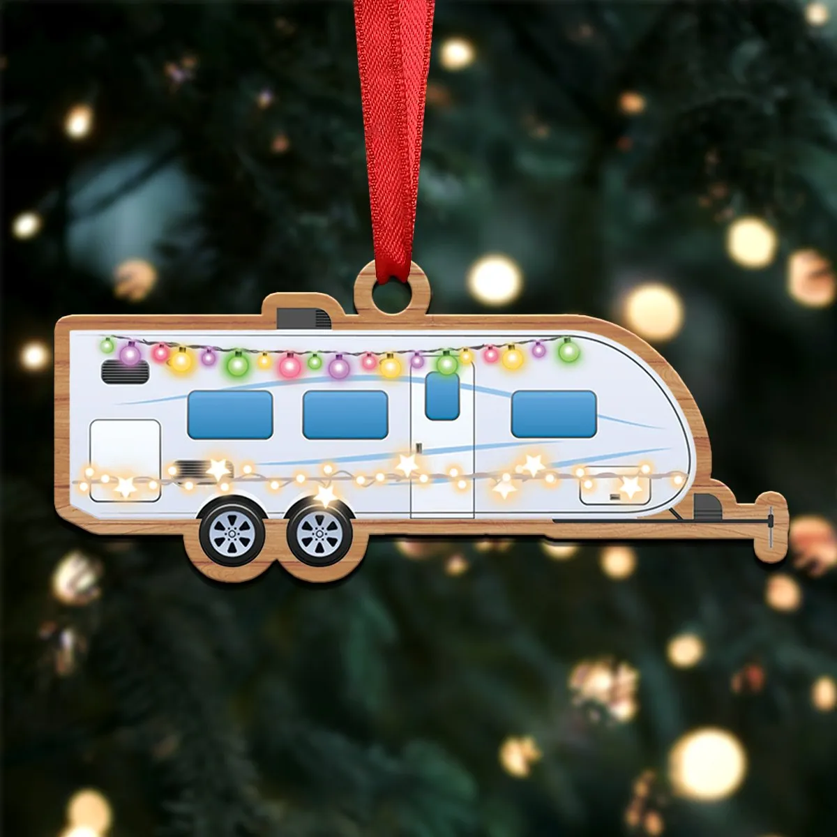 Camping Lovers - Camping Xmas Ornament - Christmas Acrylicen Ornament