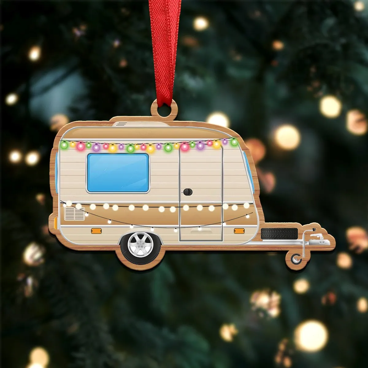 Camping Lovers - Camping Xmas Ornament - Christmas Acrylicen Ornament