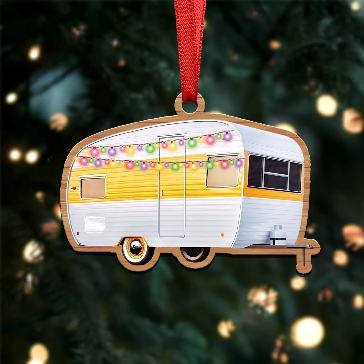 Camping Lovers - Camping Xmas Ornament - Christmas Acrylicen Ornament
