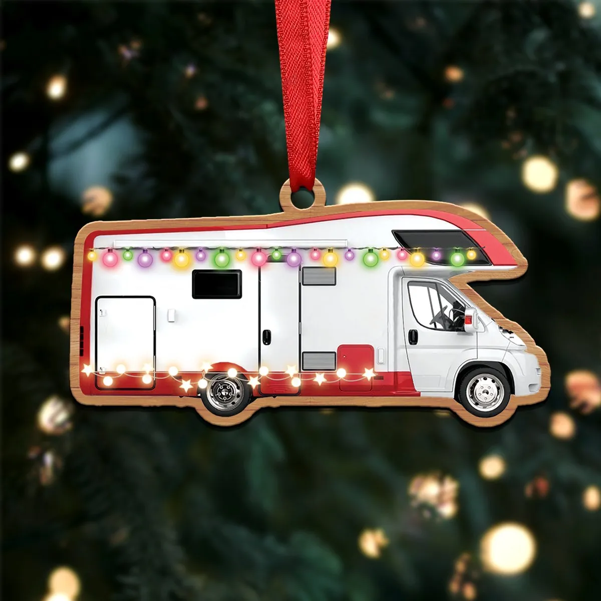 Camping Lovers - Camping Xmas Ornament - Christmas Acrylicen Ornament