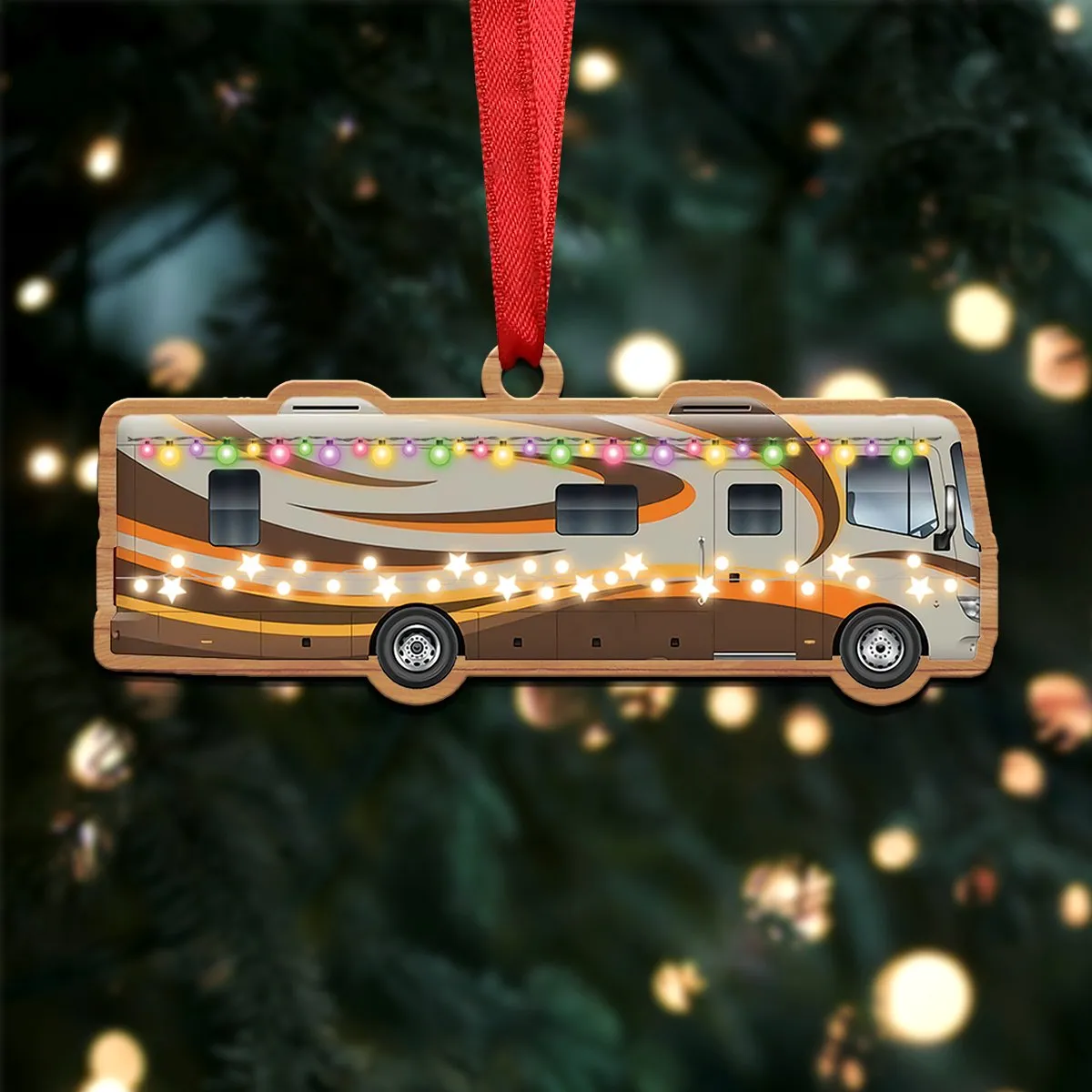 Camping Lovers - Camping Xmas Ornament - Christmas Acrylicen Ornament