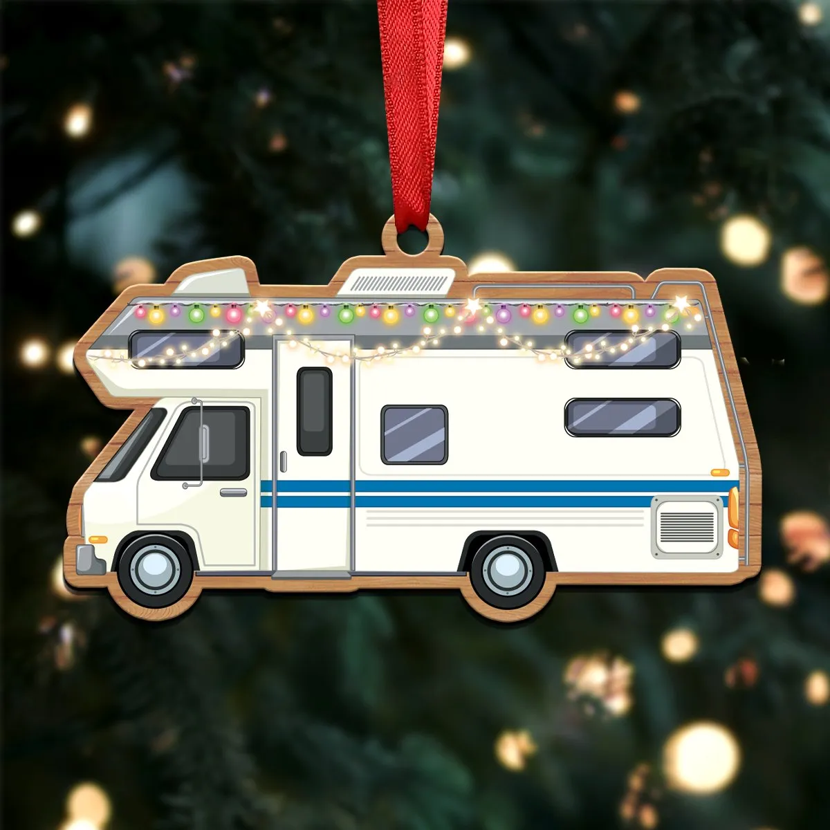 Camping Lovers - Camping Xmas Ornament - Christmas Acrylicen Ornament