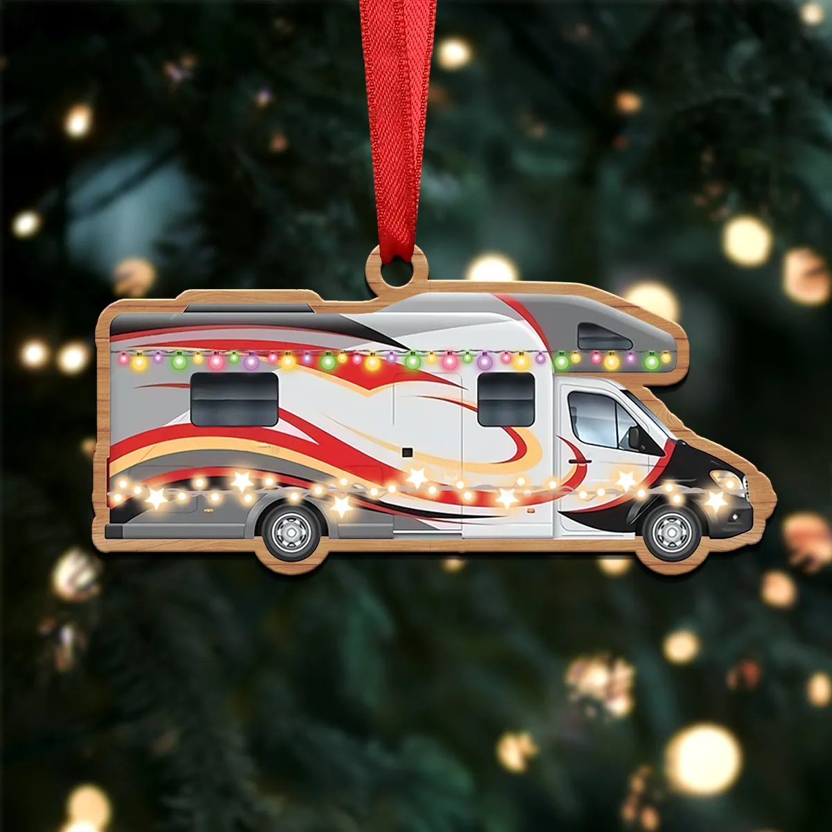 Camping Lovers - Camping Xmas Ornament - Christmas Acrylicen Ornament