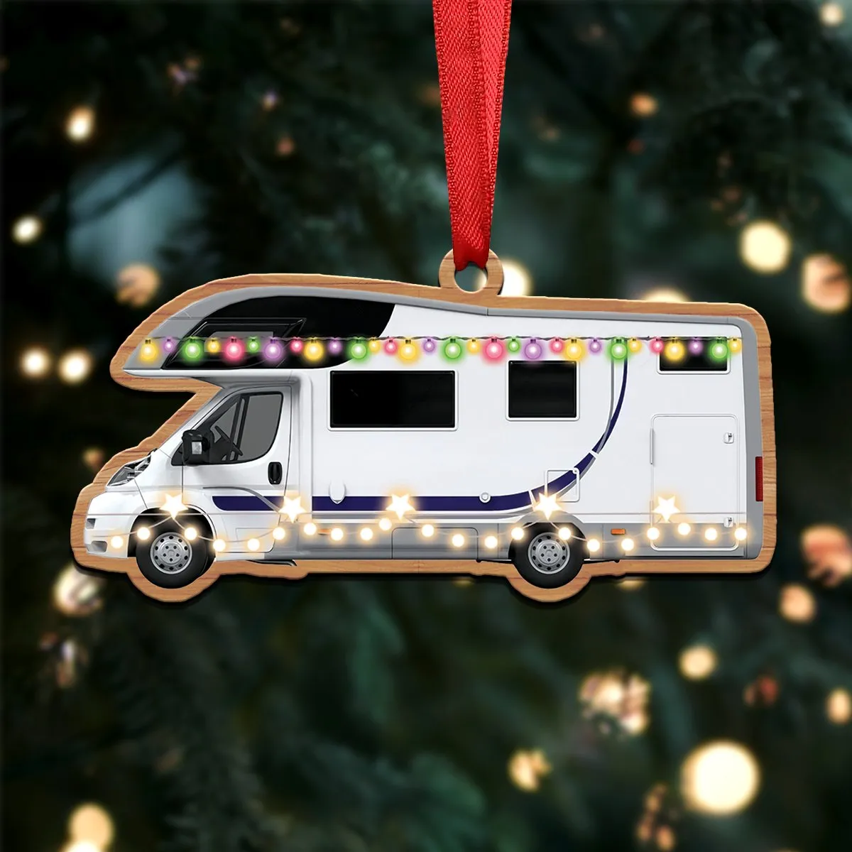 Camping Lovers - Camping Xmas Ornament - Christmas Acrylicen Ornament