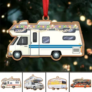 Camping Lovers - Camping Xmas Ornament - Christmas Acrylicen Ornament