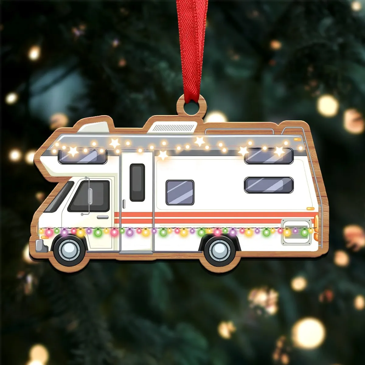 Camping Lovers - Camping Xmas Ornament - Christmas Acrylicen Ornament