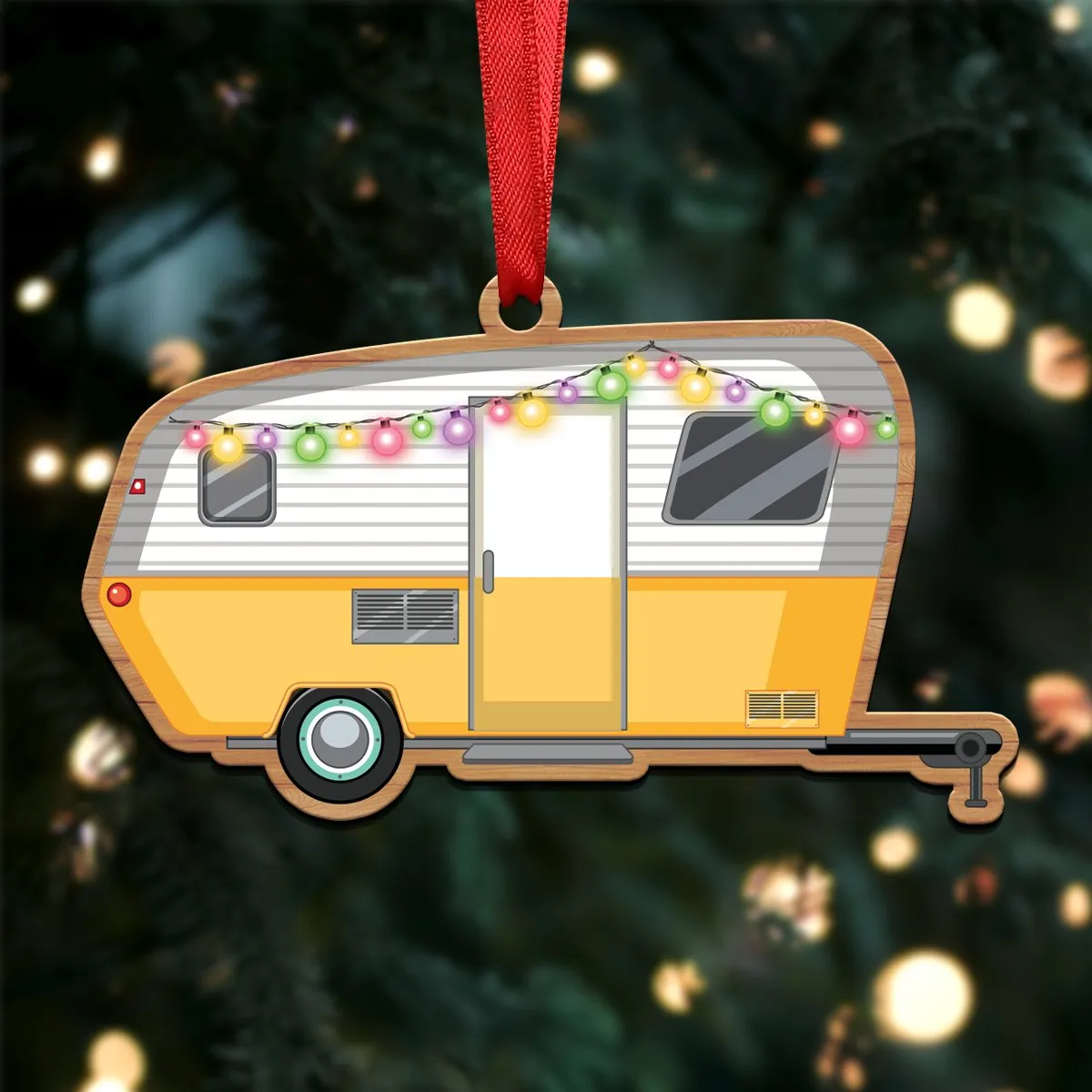 Camping Lovers - Camping Xmas Ornament - Christmas Acrylicen Ornament