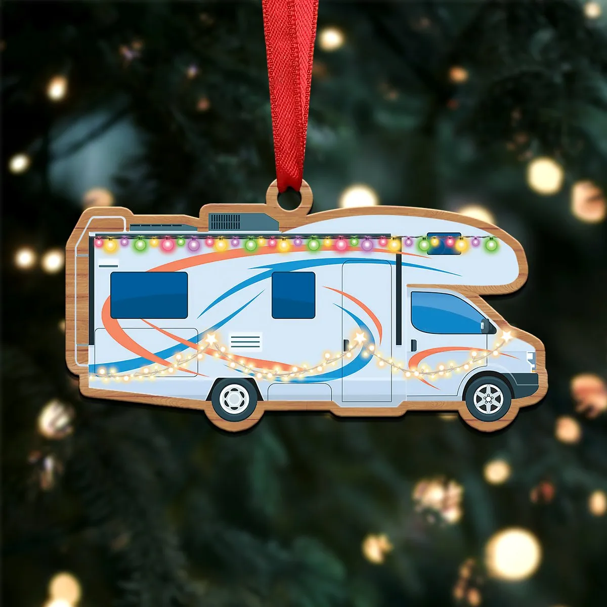 Camping Lovers - Camping Xmas Ornament - Christmas Acrylicen Ornament