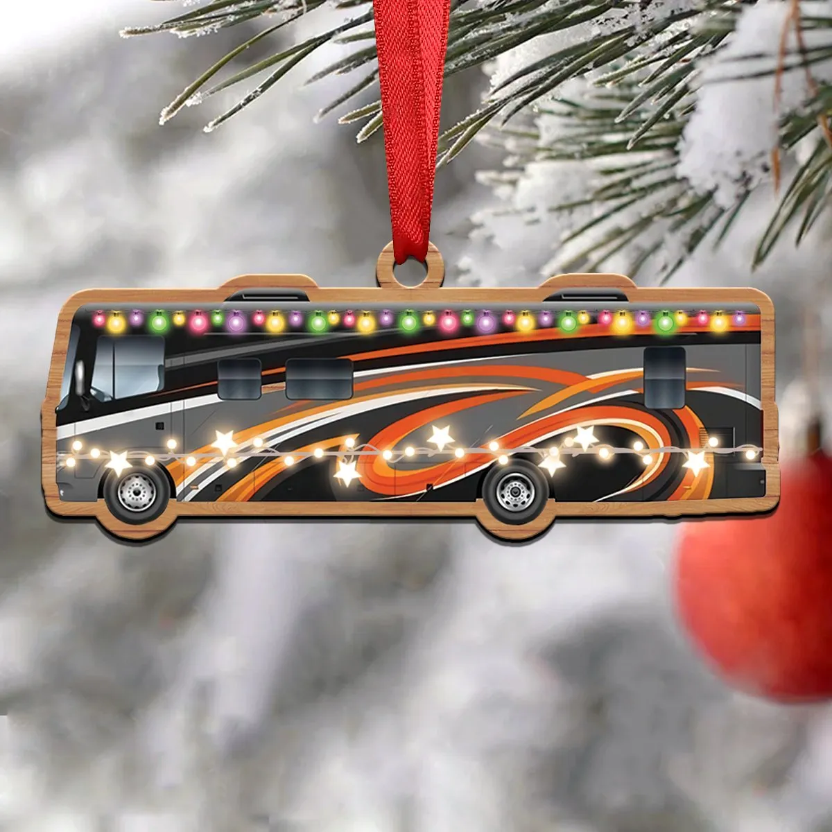 Camping Lovers - Camping Xmas Ornament - Christmas Acrylicen Ornament