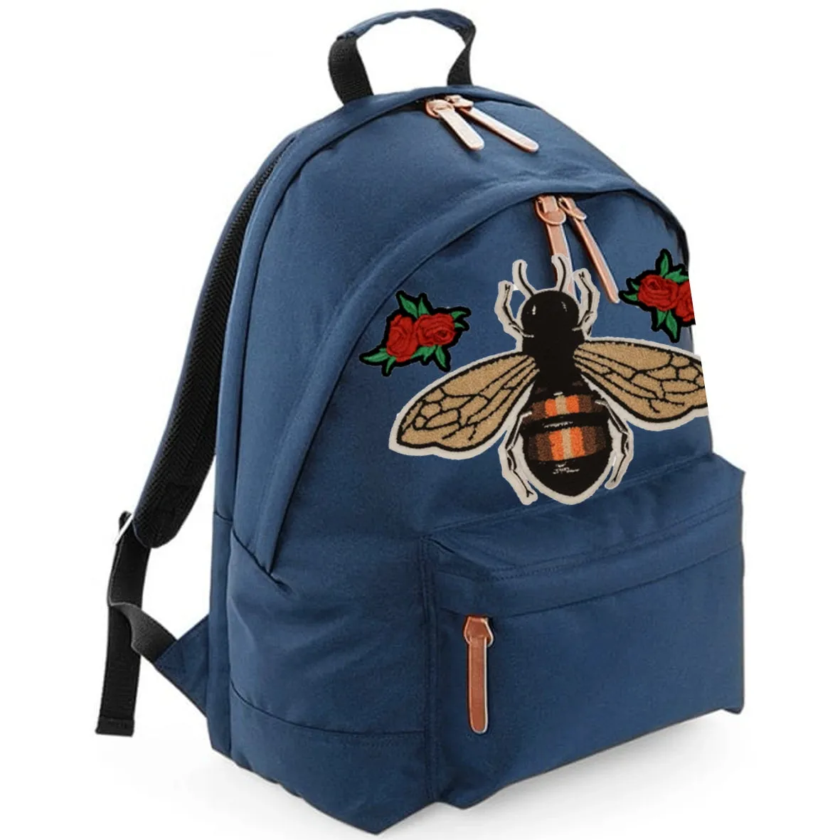 Chenille Bee and Roses Maxi Laptop Bag