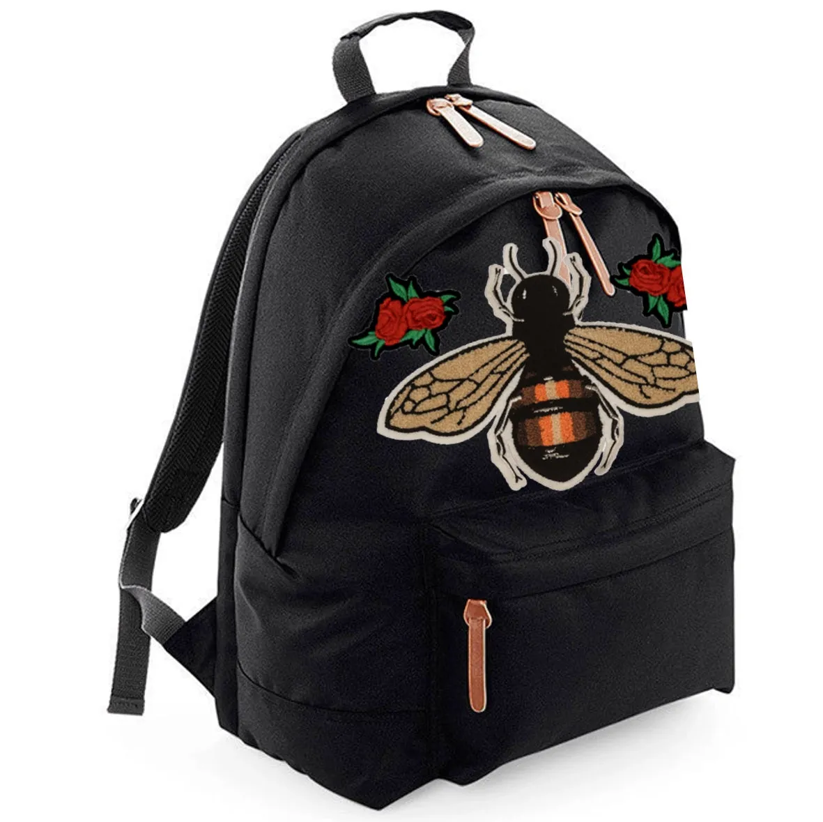 Chenille Bee and Roses Maxi Laptop Bag
