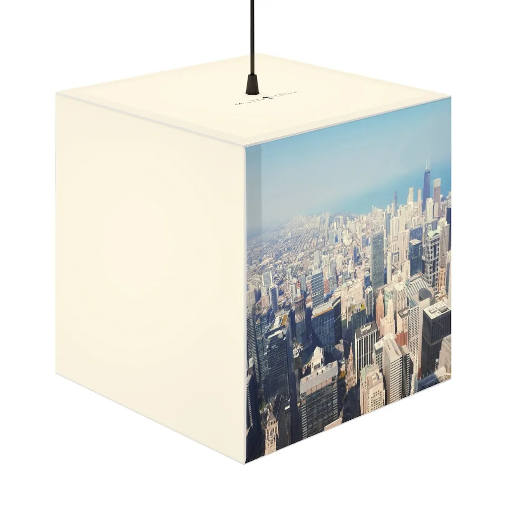 Chicago Skyline Light Cube Lamp
