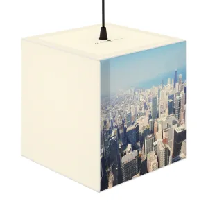 Chicago Skyline Light Cube Lamp