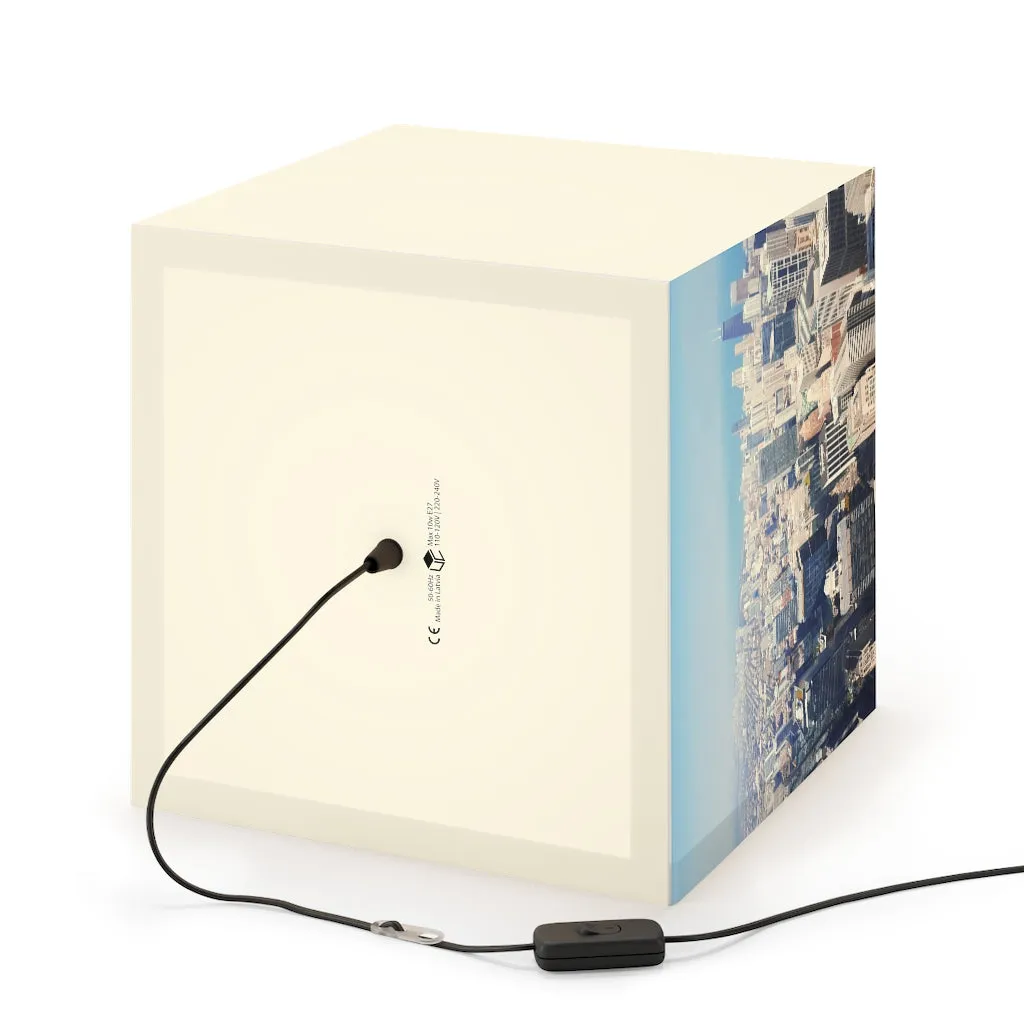 Chicago Skyline Light Cube Lamp