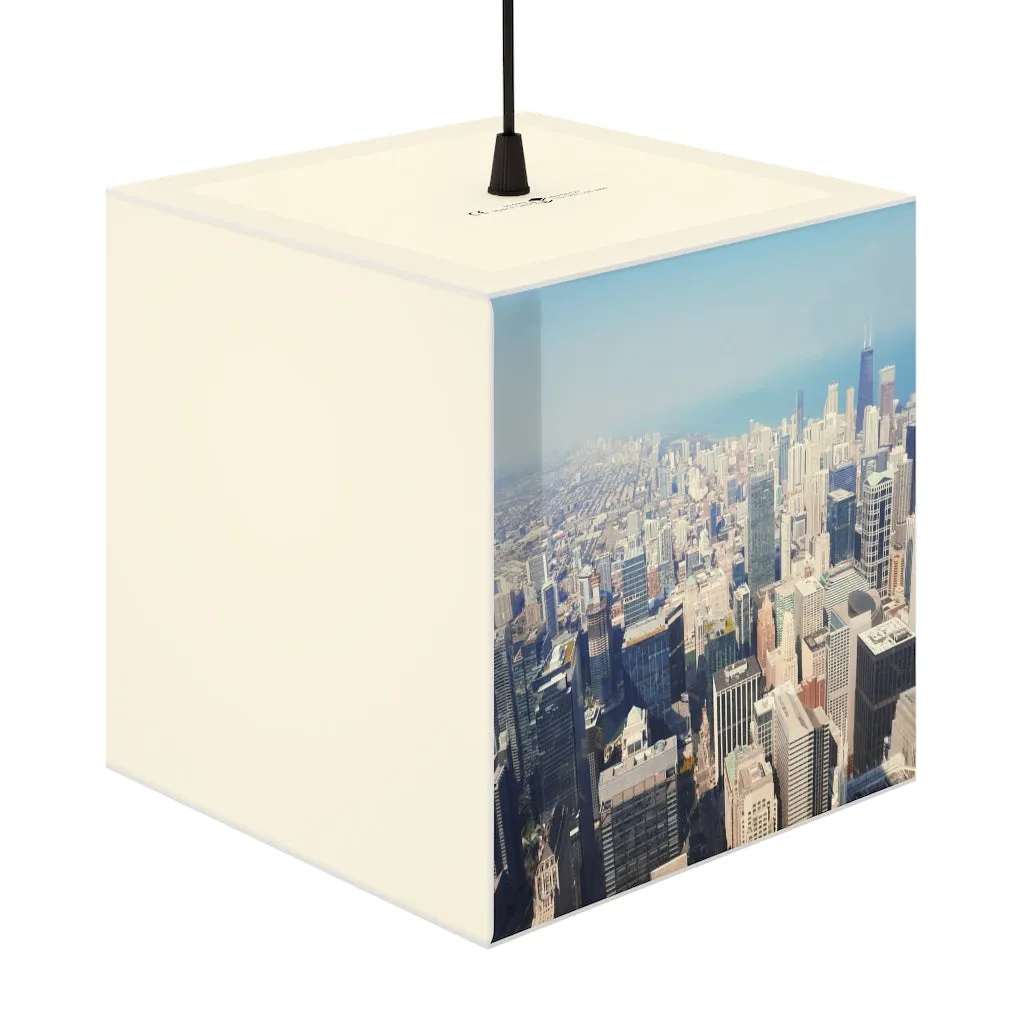 Chicago Skyline Light Cube Lamp
