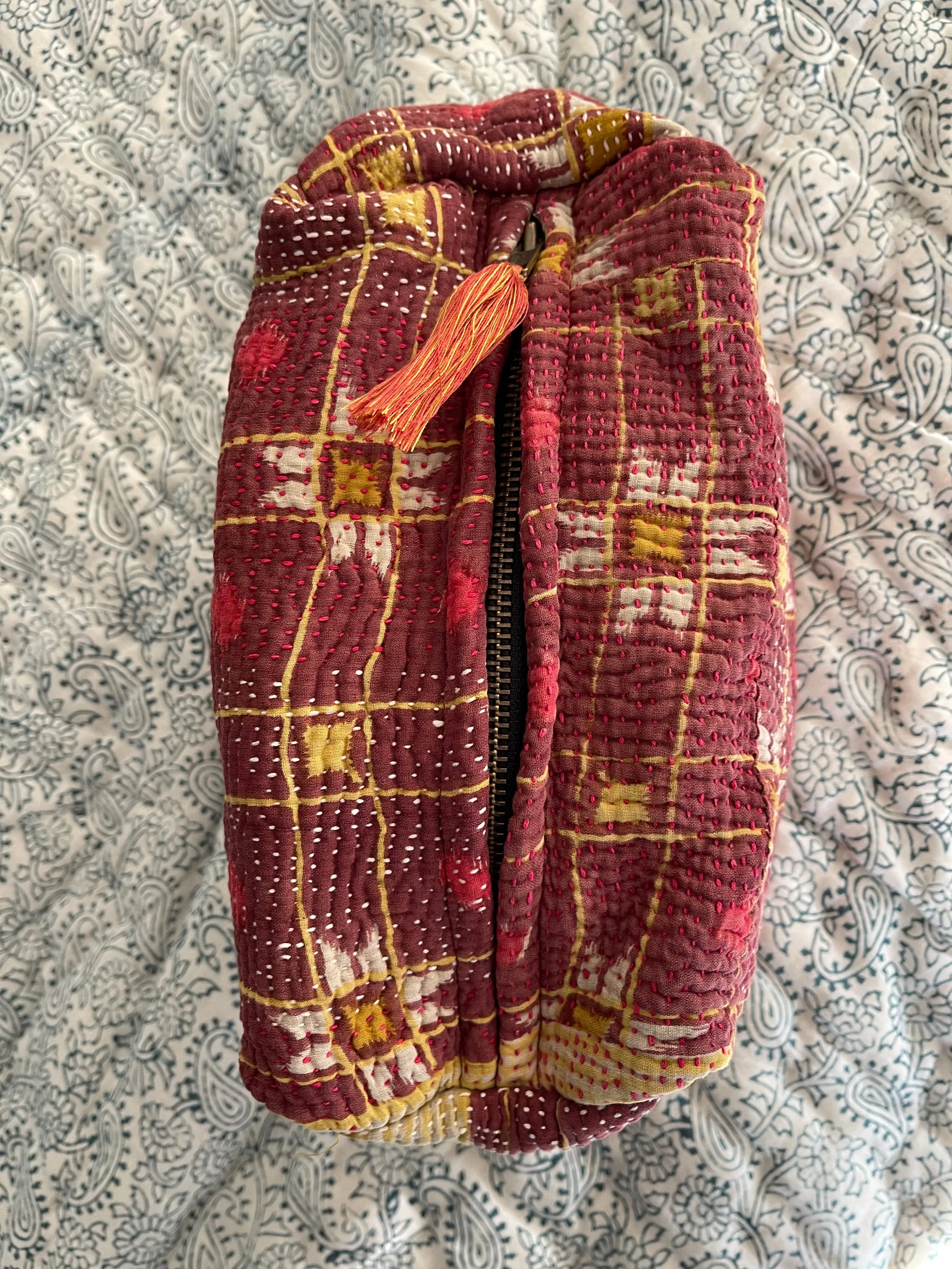 Cosmetic Bag Vintage Kantha - Outback