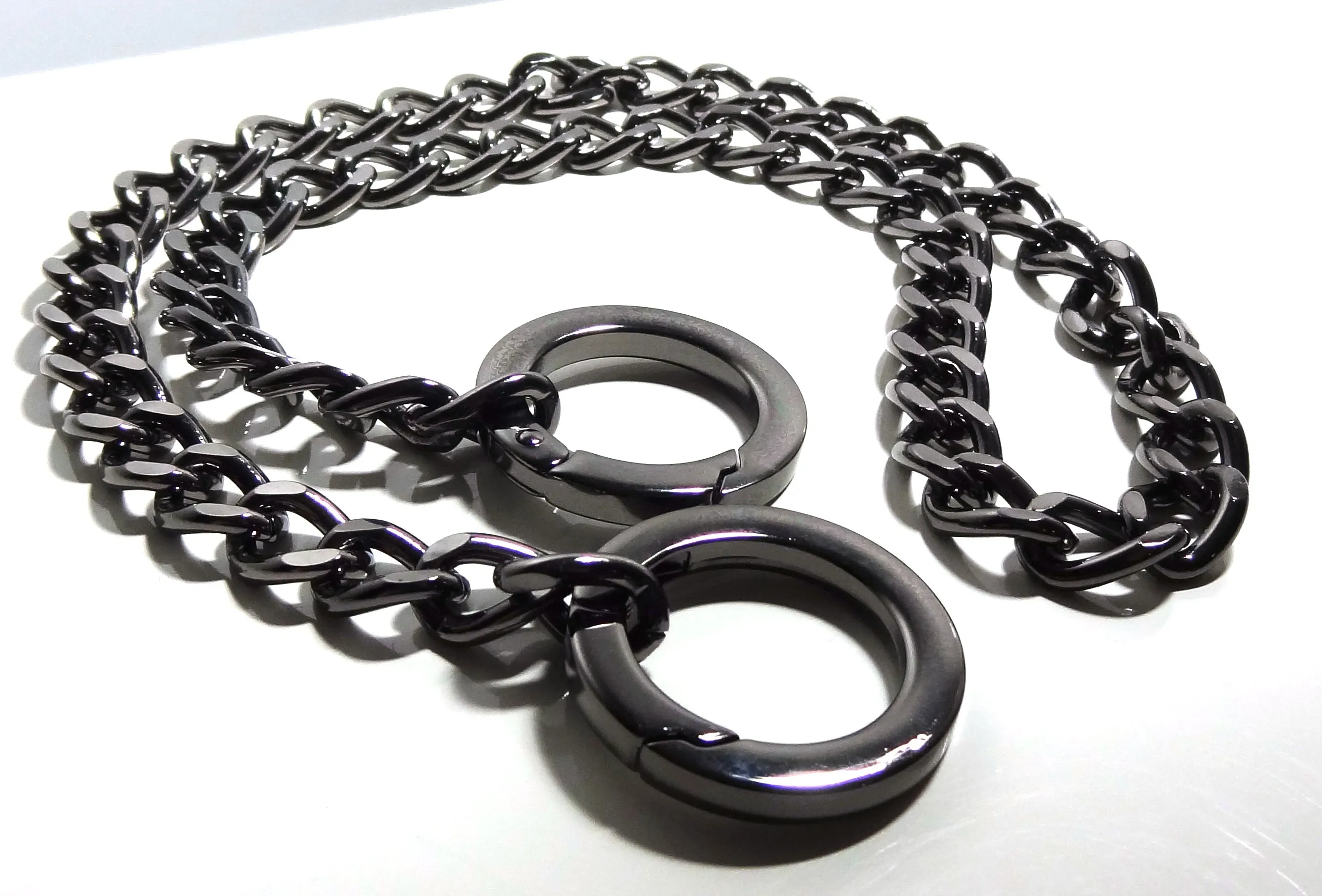 Custom Length Luxury Purse/Bag Chain with Ring Straps