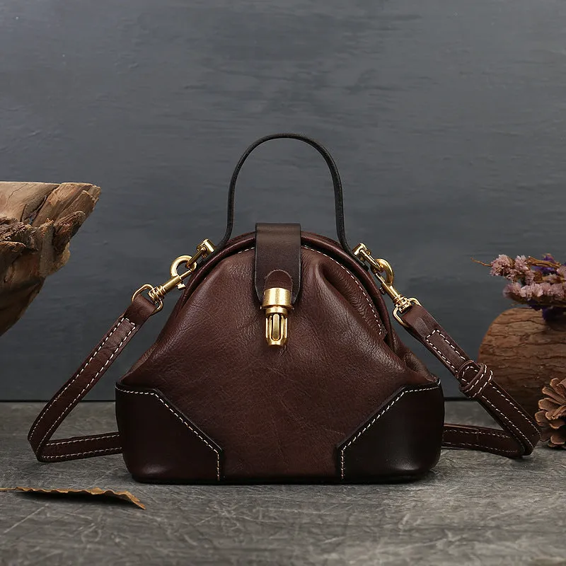 Cute Womens Leather Small Crossbody Cross Shoulder Bag For Ladies