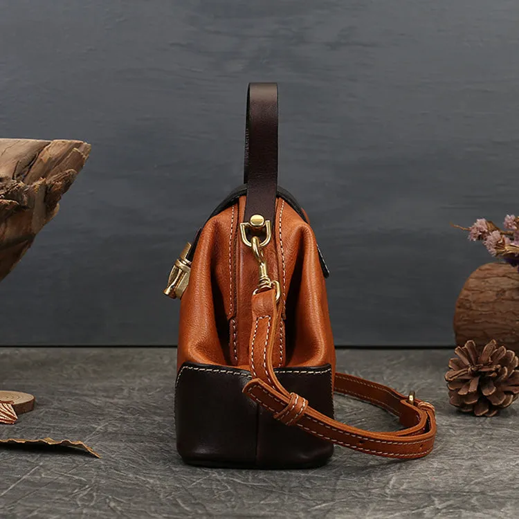 Cute Womens Leather Small Crossbody Cross Shoulder Bag For Ladies