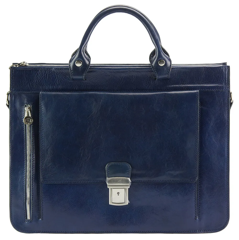Donato leather Briefcase