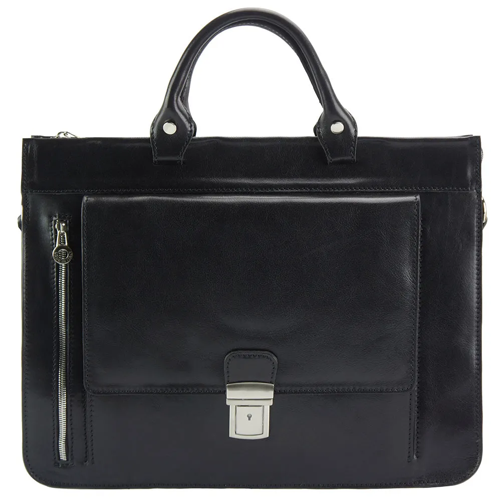 Donato leather Briefcase