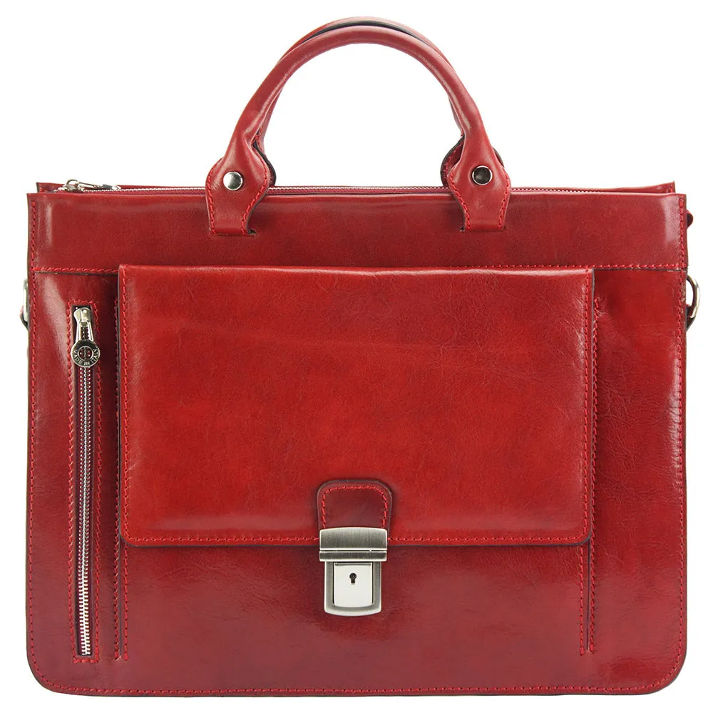 Donato leather Briefcase