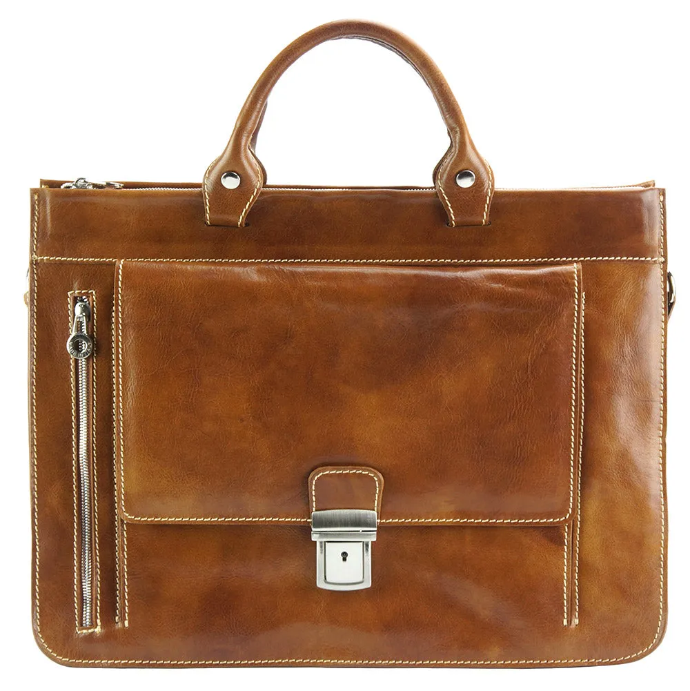 Donato leather Briefcase