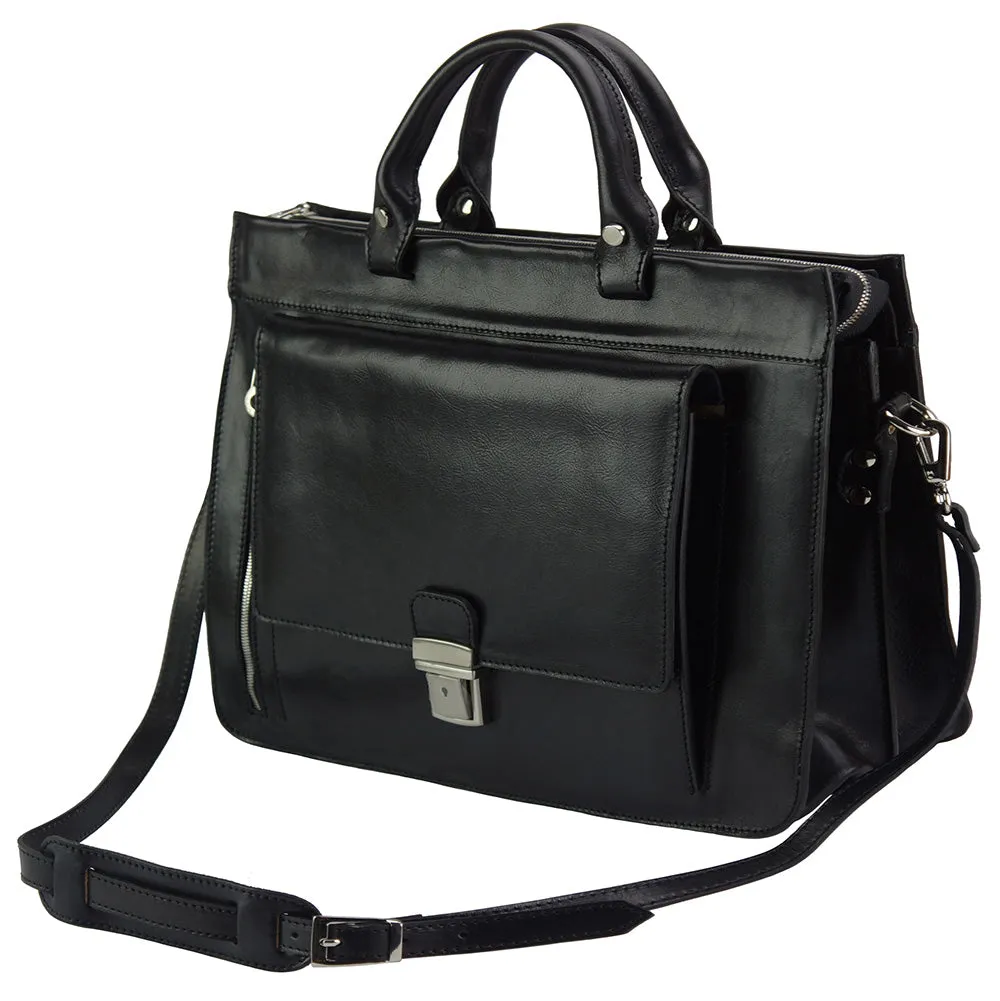 Donato leather Briefcase