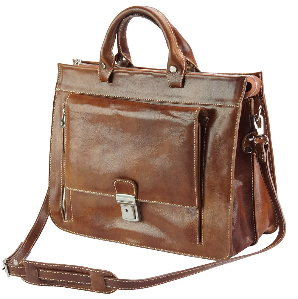 Donato leather Briefcase