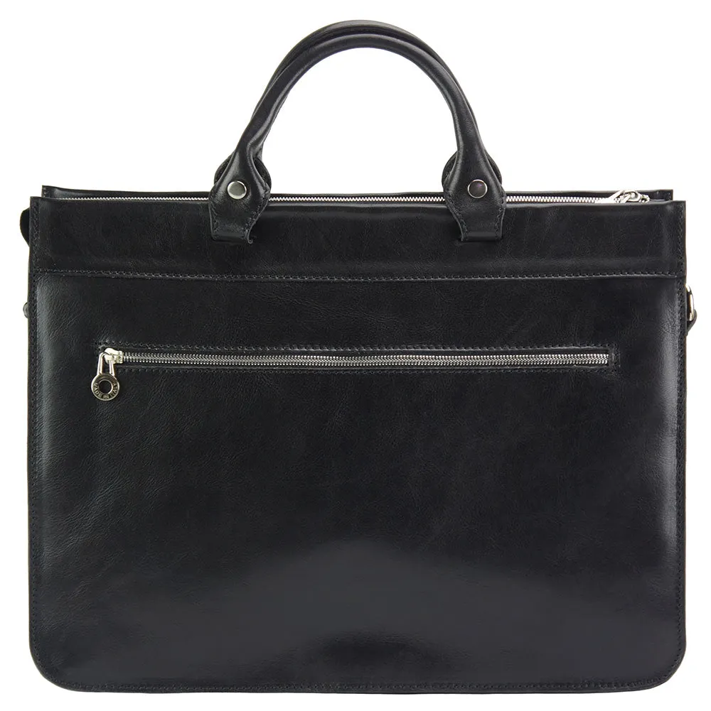 Donato leather Briefcase