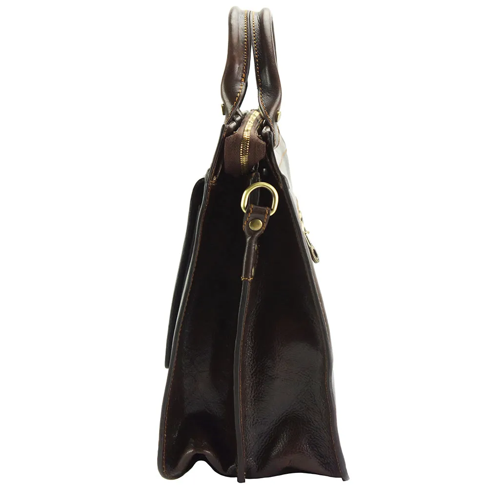 Donato leather Briefcase